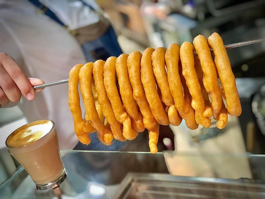 churros frescos recién hechos